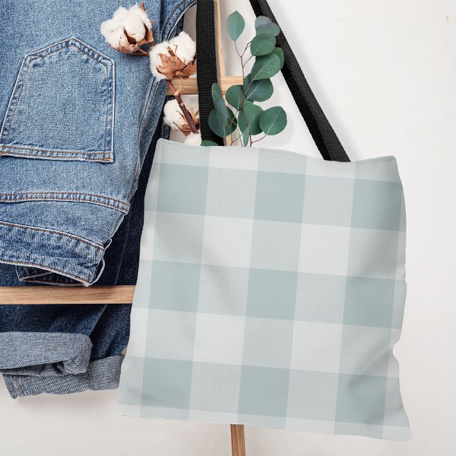 Blue Buffalo Check | Modern Farmhouse Tote Bag (Creator Uploaded)