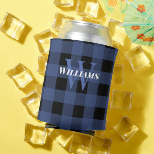 Blue Buffalo Check Name & Initial Can Cooler