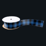 Blue Buffalo Plaid Satin Ribbon<br><div class="desc">Add an extra warm and cosy touch with this blue buffalo plaid ribbon.</div>