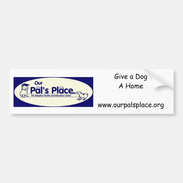 Blue Bumper Sticker (Front)