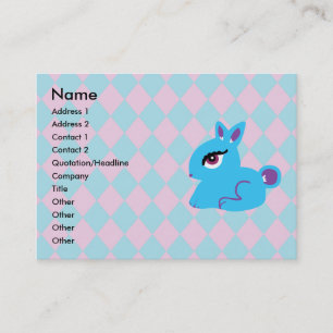 Blue Bunny Business Cards