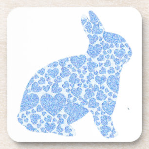 Blue Bunny Coaster