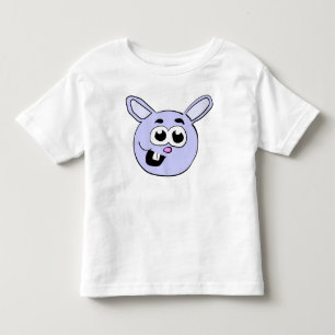Blue Bunny Head Toddler T-Shirt