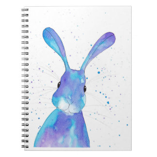 Blue Bunny Peppermint Art Note Book