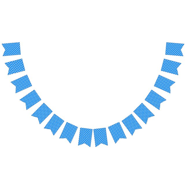 Blue Bunny Rabbit bunting banner (All)