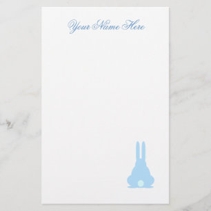 Blue Bunny Stationery