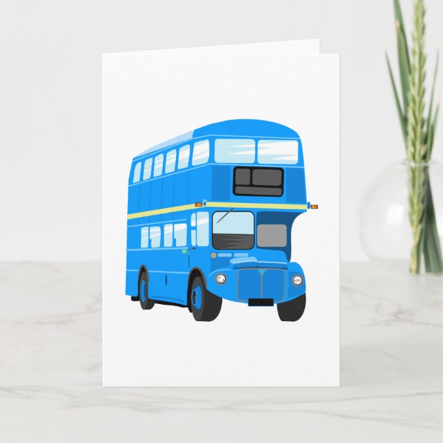 Blue Bus Card (Front)