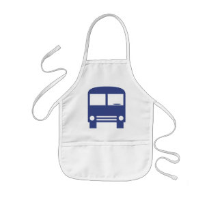 Blue Bus Kids Apron