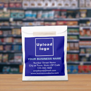 Blue Business Brand   Paper Bags