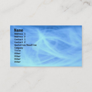 Blue Business Card