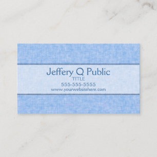 Blue Business Card
