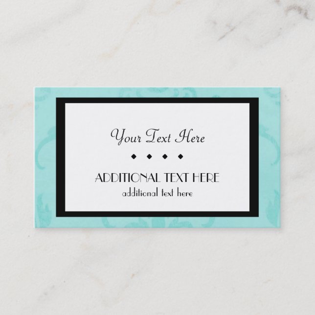 Blue Business Card (Front)