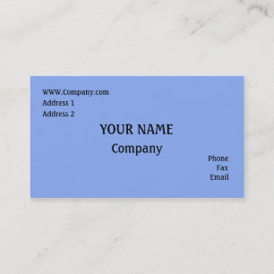Blue Business Card