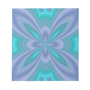 Blue Butterflies Abstract Notepad