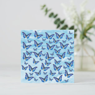 Blue Butterflies  Card