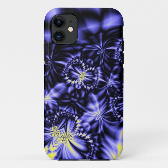 Blue Butterflies Case-Mate iPhone Case (Back)