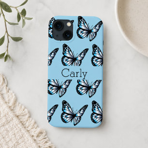 Blue Butterflies iPhone 13 Case
