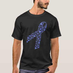 Blue Butterflies Diabetes Awareness Month Diabetic T-Shirt