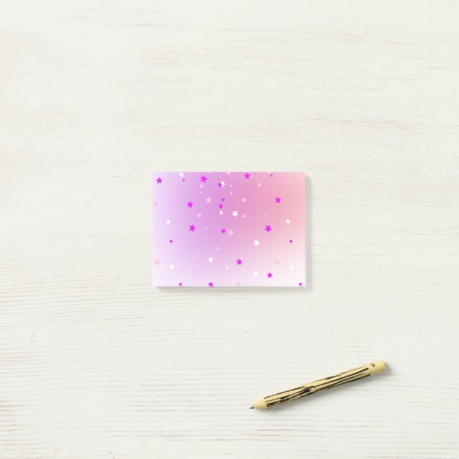 blue butterflies post-it notes (On Desk)