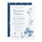 Blue Butterflies & Swirls Quinceanera