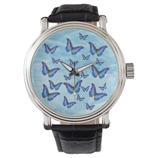 Blue Butterflies Watch (Front)