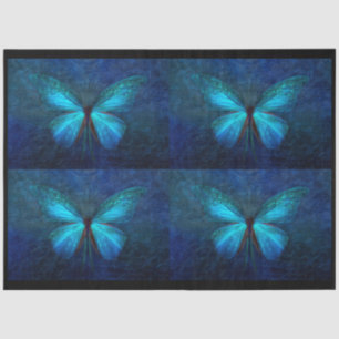 Blue Butterfly 4 Decoupage Tissue Paper