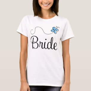 Blue Butterfly Bride Tee