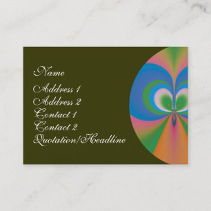 Blue Butterfly Business Card