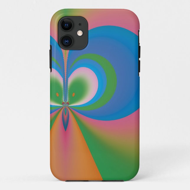 Blue Butterfly Case-Mate iPhone Case (Back)