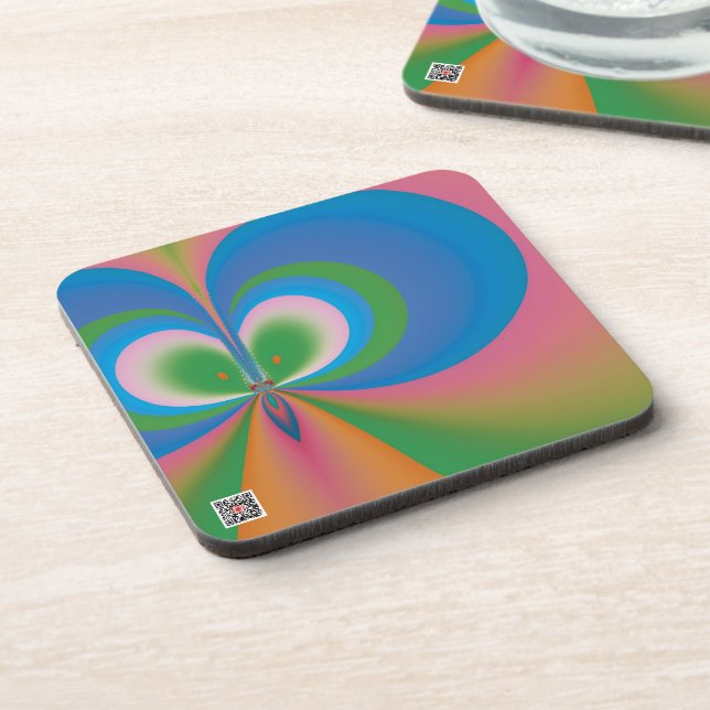 Blue Butterfly Coaster (Left Side)