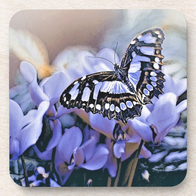Blue Butterfly Coaster (Front)