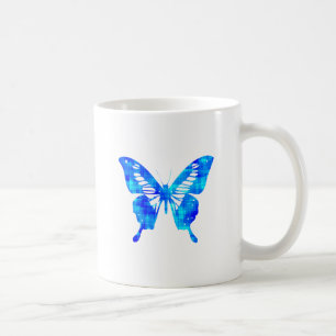Blue Butterfly Coffee Mug