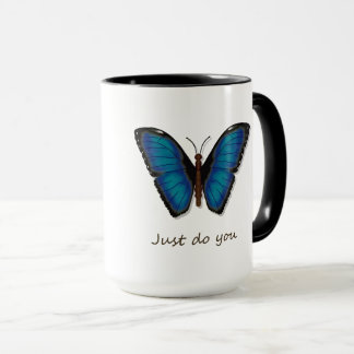Blue Butterfly Coffee Mug
