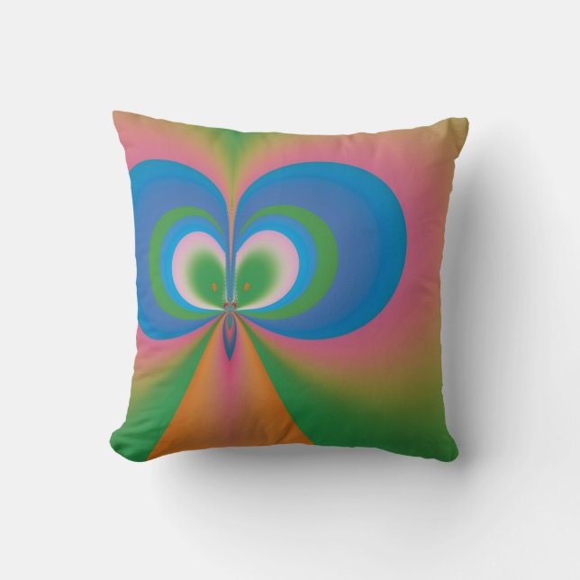 Blue Butterfly Cushion (Front)