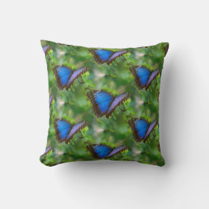 Blue Butterfly Cushion