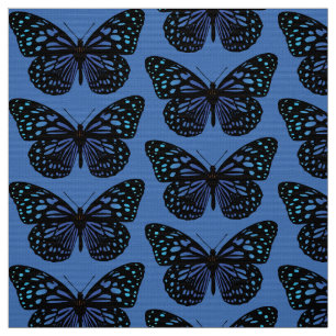 Blue Butterfly Fabric