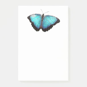 Blue Butterfly Fine Nature Art Photograph Post-it Notes