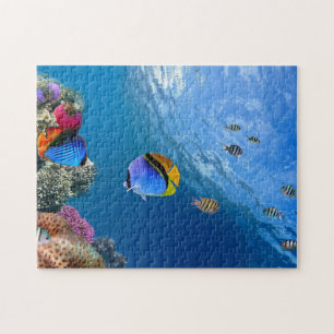 Blue butterfly fish Puzzle