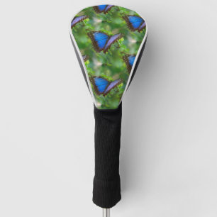 Blue Butterfly Golf Head Cover