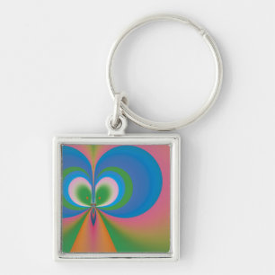 Blue Butterfly Key Ring