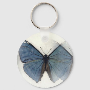 Blue Butterfly Key Ring