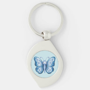 Blue Butterfly Key Ring