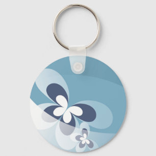 Blue Butterfly Keychain