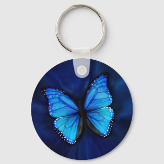 Blue Butterfly Keychain