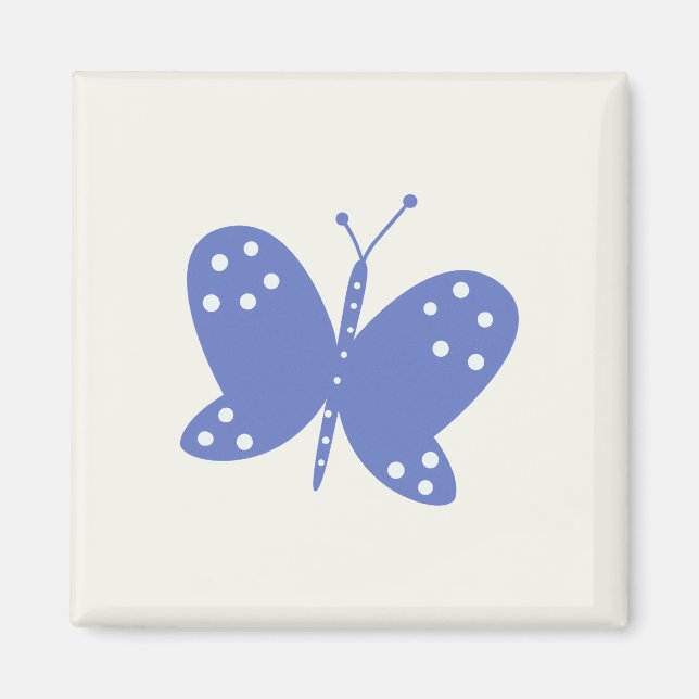 Blue Butterfly Magnet (Front)