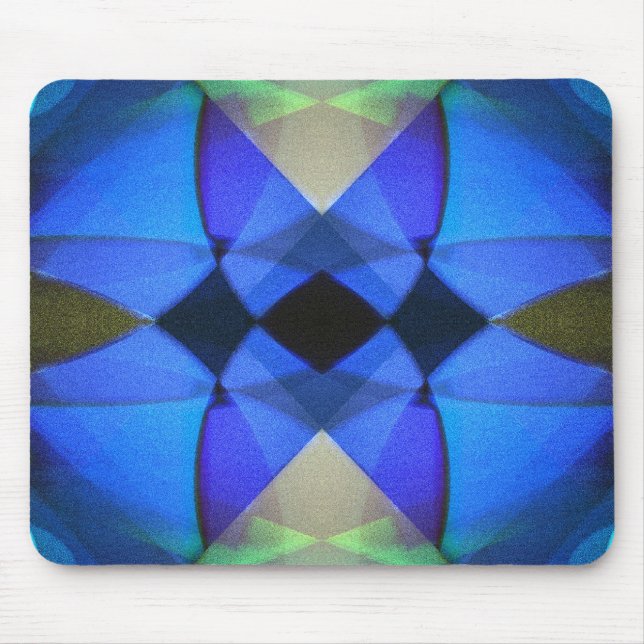 Blue butterfly mouse pad (Front)