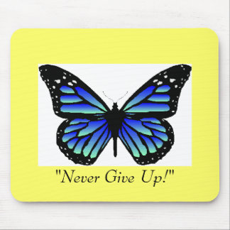 blue butterfly, mouse pad