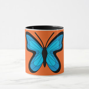 Blue Butterfly Mug