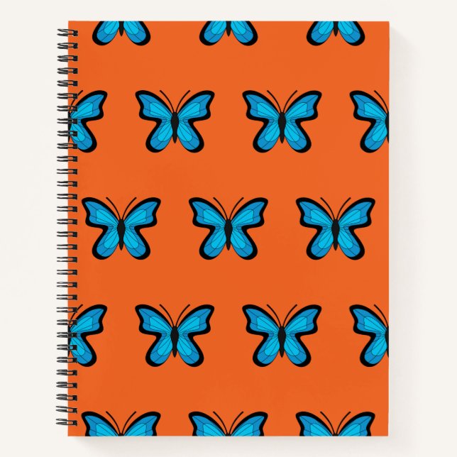 Blue Butterfly Notebook (Front)