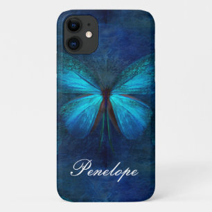 Blue Butterfly of Joy & Luck iPhone 11 Case